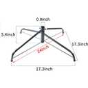 MNKXL 24 Inch Christmas Tree Stand for 4 to 10ft Christmas Trees,Folding Christmas Tree Stand (24"with 0.9"hole)
