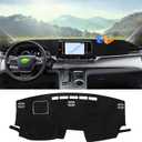 Autorder Dashboard Cover Mat for Toyota Sienna 2021-2024 2025 2026 Accessories Dash Cover Flannel Dash Mat Sunshade Glare UV Rays Protector