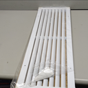 Fits 26" x 8" Duct Hole [27.6" x 9.6" Face] Aluminum Return Grille - Rustproof, Fixed Blades, for Ceiling/Wall, No Louver/Fins/Damper