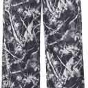 EXARUS Girls Sweatpants Wide Leg Baggy Track Sweat Pants Elastic Waist Drawstring Cute Loose with Pockets for Teen 8-14Y (Gray)