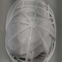 Hat Washer Cage for Washing Machine, Cap Washer with Mesh Bags, Hat Washer for Baseball Caps, Hat Cleaner/Cleaning Protector Cage (White - 2 Pack)