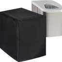 Ice Maker Cover, Universal Waterproof Shield for Countertop Appliances in Home, Garage and Office, Black
