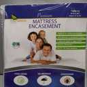 Twin Extra Long (XL) Mattress Protector Zippered Bed Bug Waterproof Encasement Hypoallergenic Premium Quality Cover Protects Against Dust Allergies White