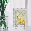 Plate Stand 10 Inch Gold Display Plate Holder, Collapsible Iron Plate Stands for Display, Folding Display Easel for Photo, Pictures, Decorative Plate and Artwork (10-Inch, 2-Pack)