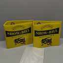 2 Set Show Bill Binder with Sleeves for Broadway and Theatre 3 Ring 9.5 x 9.5Theater Program Holder with 40 Sheet Protectors PU Leather Playbill Binders Playbill Holder(Yellow)