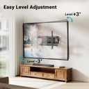 BONTEC Full Motion TV Wall Mount for 37-85 Inch TVs, Hold up to 132lbs, Max VESA 600x400mm, Swivel Tilt Dual Arms, Adjustable Viewing Angle, Fits 16" Wood Studs, Easy Assembly
