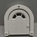 Meow Manor Cat Door Interior Door - No-Flap, Interior Cat Door for Cats Up to 20 lbs, Easy DIY Setup, Secured Installation in Minutes, No Training Needed (Original, White)
