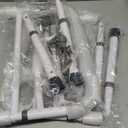 PELEGON Toilet Safety Rails (350 lb) - Adjustable Toilet Safety Frame & Rails, Toilet Safety Rail for Elderly Adults, Toilet Handles for Seniors, Toilet Bars for Elderly, Disabled & Handicap - White