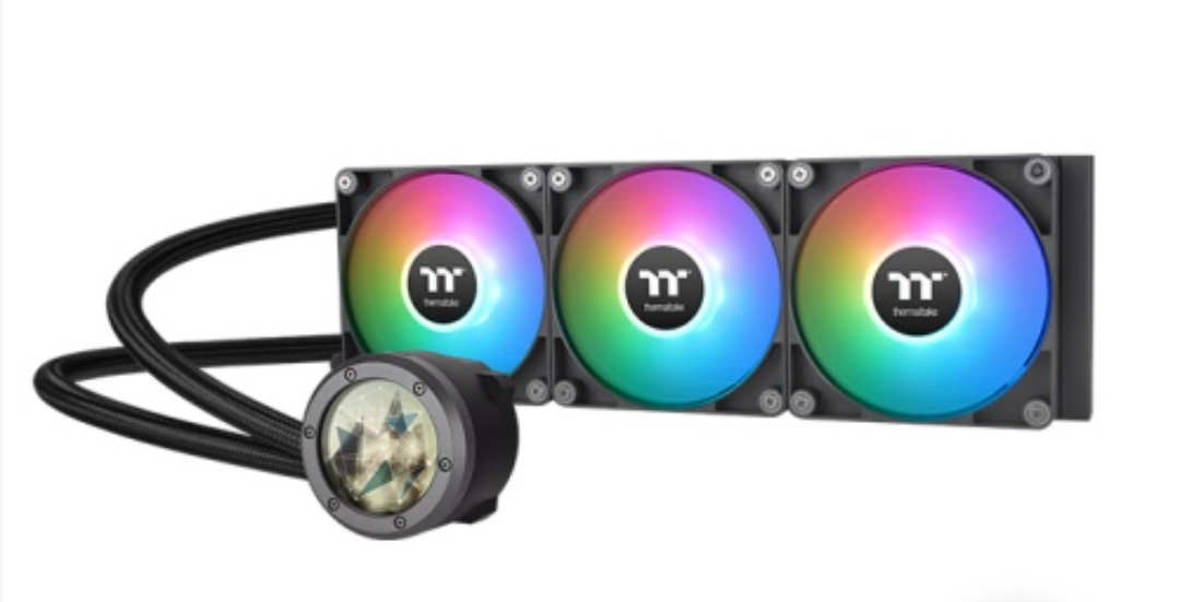 Thermaltake TH360 V2 Ultra ARGB Sync/AlO Liquid Cooler/ARGB Fan 120 * 3/PWM 500~1500rpm/Water Block 2.1" LCD/Black, CL-W384-PL12SW-A