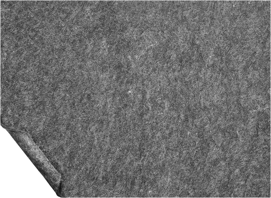 VEVOR Rug Pad Without Slip Resistance, Protective Cushioning Carpet Pad, 8' x 10', 1/2" Thick, 100% Pure Polyester Felt, 7-8 Premium Comfort Underfoot Carpet Padding Rug Cushion for All Floors, Gray