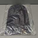 August Crown Unisex Double Layer Knit Winter Beaniehat (Black & Gray 2 Pack)