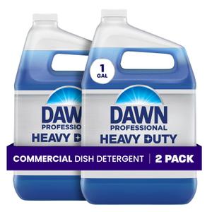 Dawn PRO Heavy Duty Manual Pot and Pan Detergent, Dish Soap Liquid for Dishwashing by Hand, Bulk Concentrate for Commercial Use, 1 gal (Case of 2), 128 Fl Oz