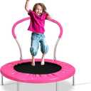 Mini Trampoline for Kids, Indoor Toddler Trampoline with Handle, Child Small Rebounder Trampoline for Indoor and Outdoor Use