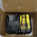 DCB201 Car Charger Compatible with Dewalt 12V Battery, Replacement for Dewalt 20V Battery Charger for DCB119 DCB202 DCB203 DCB204 DCB206 DCB606 DCB609