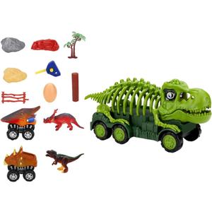 YARNOW 1 Set Simulation Dinosaur for Compact Boys Slide Car Fun Playful Design Easy to Carry Safe Materials for Brain Development Bright Colors Vivid Details