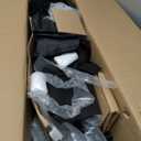 Volleyball Training Equipment, Volleyball Practice Net Station Freely Adjustable Height of Front Net, Volleyball Training Station Indoor Outdoor Backyard Hitting Serving Passing Practice (Black)