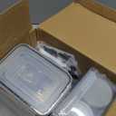 JSCARES 40 PCS Food Storage Containers with Lids Airtight (20 Lids &20 Containers) - Leakproof Meal-Prep Containers for Kitchen Storage Reusable Plastic Microwave/Dishwasher Safe with Labels & Pen