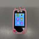 WEOLULI Kids Smart Phone with Dual Camera, Game & Music Player, Toddler Learning Play Toy Cell Phone, Gifts for Girls, Christmas, Birthday, Age 3-10, Light Pink