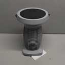 Solar Bug Zapper Outdoor, Mosquito Zapper Outdoor Waterproof Electric Fly Zapper Rechargeable Mosquito Killer with Solar Panel, 4200V Fly Trap Indoor for Home Backyard, Patio, Garden, Camping (Light Grey)