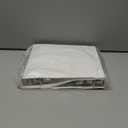 Henoyso 6 Pcs Plastic 1'' Mini 3 Ring Binders,200 Sheets Capacity Fits 5.5 x 8.5 Paper, Small White Flexible Three Round Rings View Binders Bulk for School, Office Use, Photo Album Pages