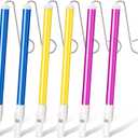 Civaner 6 Pcs Slide Whistle for Kids Slide Whistles for Adults Instrument Toy Musical Parent Child Games Educational Games Birthday Gifts Party Favors Supplies, Blue Yellow Purple