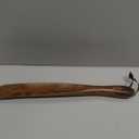 Bamber Wooden Shoe Horn Wood Shoehorn with Handle for Seniors Women Men Kids, 15'' Long, Black Walnut