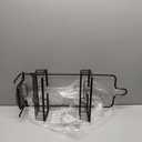 Zenna Home Rustproof Hanging Shower Caddy, Over the Shower Head Caddy with 2 Shelves and Built In Hooks, Aluminum Bathroom Hanging Organizer, Bronze