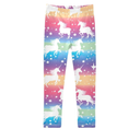 Kids High Waist Cute Unicorn Rainbow Leggings for Toddler Girls Boys Size 120