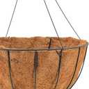 Arcadia Garden Products CB62 Coconut Grower Basket - Black - 18"