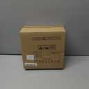 Barnyard Designs Eat Sign - Rustic Wall Decor for Kitchen and Home, Primitive Country Farmhouse Decorations, Distressed Hanging Sign, 24" x 8" (White/Grey)