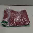 HWY 50 Burgundy Red Chenille Throw Pillow Covers 11x18 Inch with Triple Buttons, Soft Farmhouse Accent Decorative Cushion Cases for Couch Sofa Bed Living Room Pack of 2