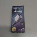 Retractable Car Charger, 4 in 1 Retractable Car Charger 66W with Cord 2.6ft, Retractable Cables and USB Ports Car Adapter Compatible with iPhone15/14 Pro (Dual Lightening)