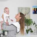 Burp Cloths for Baby Girl - Ultra Absorbent Burping Rags - Anti Shrink Unisex Burpy Clothes - Super Soft Jersey Cotton, Large 21"x10" - Thick for Newborn Cloth Diapers - 6 Pack by Baebae Goods (Grey Clouds)