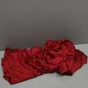 WDIRARA Women's Sexy Lace Cami Sleepwear Slip Satin Nightgown with Robes Set 2 Piece Spaghetti Strap Nightwear, Red XS