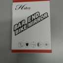 Hafny NEW Bar End Bike Mirror, HD Automotive Grade Glass Lens, Large Surface, Shatterproof, Multi-Angle Adjustable, E-Bike Mirrors, (HF-M902LB-FR08 (Left Side, Blue Glass))