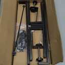 Clamp-on Desk Shelf, 13 inch Above or Below Desk 2-Tier Shelving, Adjustable Metal Storage Tray for Gaming Devices or Office Desk Accessories and More, Brown, Patent Pending