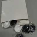 1200 Pcs Black Cream White Rose Petals - Silk Rose Petals for Romantic Night, Wedding Party Decoration