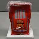 Jay Franco Disney Pixar Cars Lighting McQueen Ceramic Piggy Bank - Kids Room Decor & Racecar Coin Bank - Children's Learning Resource (Red - Lightning Mcqueen)