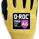 MAGID D-ROC AeroDex FR Lightweight Foam Neoprene Work Gloves (Yellow, L)