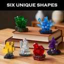 Mineral Building Set for Adults, 564PCS Geology Crystal Collection Kit with 6 Gems Models  Home and Office Decor for Adult, Elegant Desk Dcor & Idea Gift for Men & Women