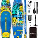 Starcity 11'6"x35"x6" Inflatable Stand Up Paddle Board, Extra Wide SUP Board for Stable Lake Paddling, 450 Pound Capacity Paddle Board for Beginners