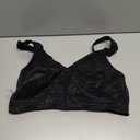 ZeroBound Women's Minimizer Bras Comfort Cushion Strap Wirefree Full Coverage Large Bust Non-Padded Bra (36H, Black-leopard)