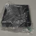 Napkin Holder for Table, Wooden Napkins Holders For Paper Napkins, Flat Napkin Holder for Luncheon, Napkin Holders for Kitchen Dinner Table Decor, Napkin Dispenser for Indoor & Outdoor Use, Black (7.2 x 7.2 x 2 inches)