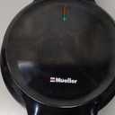 Mueller Heart 5 Waffle Maker, Waffle Iron, Adjustable Browning Control & Nonstick, Cool Touch Handle, Easy to Clean, Small Kitchen Appliances