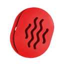 Makeup Sponge Holder,Travel Make up Sponges Organizer,Silicone Shatterproof Make Up Sponge Case,Breathable makeup sponge case, suitable for business or travel Red