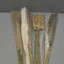 110 PCS Dried Pampas Grass Bouquet, Boho Table Decor, Bunny Tails Dried Flowers, Brown Pompas, White Pampas Grass for Wedding, Home, Rustic Party, Baby Shower Decorations