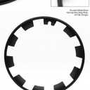 20 Inch Wheel Rim Protector Hubcaps for Tesla Model Y 2020-2024 Induction Wheels Rim Cover Tire Trim Rings Model Y Accessories(Matte Black)
