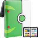 Collectible Trading Card Binder, 400 Pockets Card Holder with 50 Removable Sleeves, Portable Collection Binder Album Book Case Storage, Zipper Card Protective Sleeves for TCG, Sports Card (Nest Cyan)