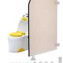 Kindergarten Urinal Partition,Kindergarten Toilet Protection Divider,Wall-Mounted Urinal Screen Toilet Partition for Schools, Kindergartens, Public Places, Shopping Malls