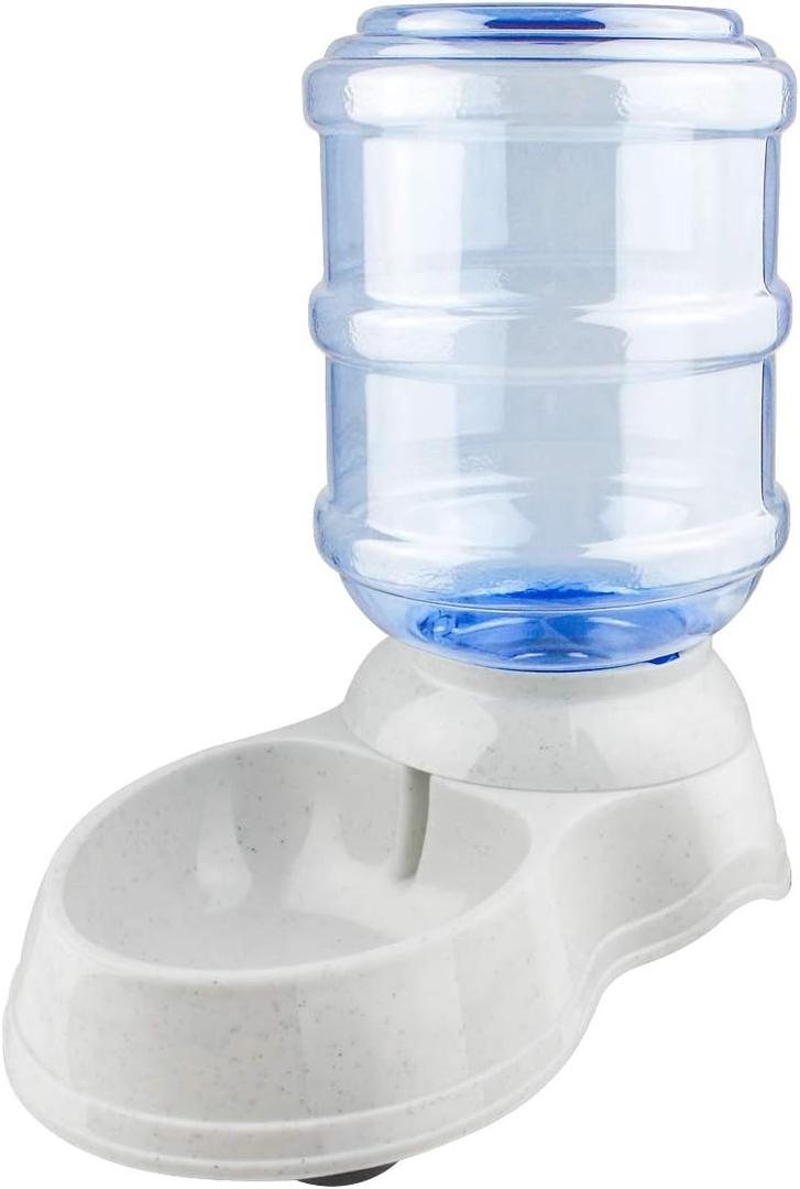 Pet Water Dispenser - Automatic Cat & Dog Water Bowl - 1 Gallon